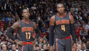 Sind Paul Millsap (r.) und Dennis Schröder noch für längere Zeit Teammates?