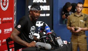 Amar'e Stoudemire wurde am Dienstag bei Hapoel Jerusalem vorgestellt