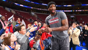 Joel Embiid geht optimistisch in die neue Spielzeit