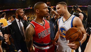 Damian Lillard musste Stephen Curry und den Warriors in den Playoffs zum Sieg gratulieren