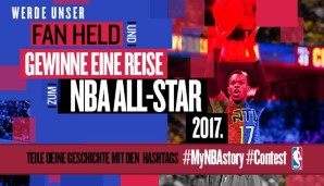 Mit #MyNBAstory könnt ihr einen Trip zum All-Star-Weekend gewinnen!