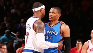 Carmelo Anthony hatte nicht mit Westbrooks Verlängerung gerechnet