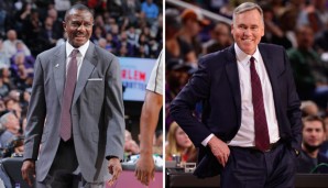 Dwane Casey und Mike D'Antoni hatten im abgelaufenen Monat viel zu lachen