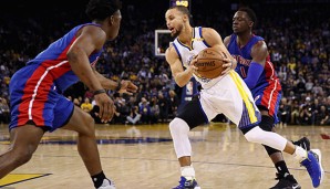 Stephen Curry fühlt sich bei den Warriors pudelwohl