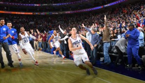 Pure Freude nach dem Buzzer-Beater von McConnell