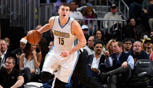 Nikola Jokic führte die Denver Nuggets zum Sieg