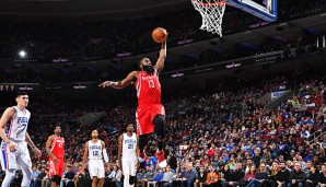 James Harden machte gegen die Philadelphia 76ers 51 Punkte