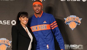 Für Carmelo Anthony steht die Familie an erster Stelle