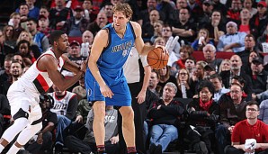 Dirk Nowitzki kämpft mit den Dallas Mavericks um den Einzug in die Playoffs