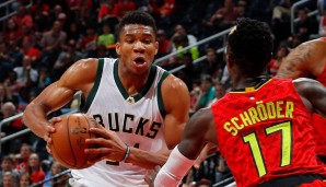 Giannis Antetokounmpo und Dennis Schröder waren Topscorer ihrer Teams