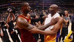 Kobe Bryant unterstützt die Pausen von LeBron James