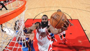 James Harden erzielte gegen OKC 34 Punkte