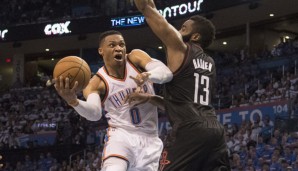 Russell Westbrook und James Harden führten ein grandioses Duell