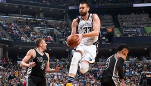 Marc Gasol entschied das Spiel gegen die Spurs in der Overtime