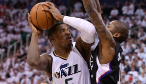 Joe Johnson glänzte mit 28 Punkten als Topscorer der Jazz