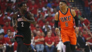 Patrick Beverley und Russell Westbrook