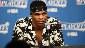 Russell Westbrook glänzt bei Auftritten immer mit einem extravaganten Outfut