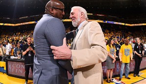 Mike Brown und Gregg Popovich