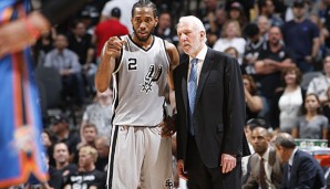 Gregg Popovich und Kawhi Leonard