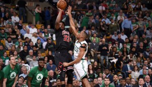 Jimmy Butler (Chicago Bulls, Guard, 102 Punkte): 23,9 Punkte, 6,2 Rebounds, 5,5 Assists