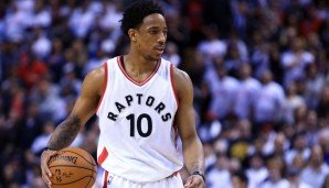 ALL THIRD TEAM: DeMar DeRozan (Toronto Raptors, Guard, 62 Punkte): 27,3 Punkte, 5,2 Rebounds