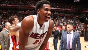 Hassan Whiteside (Miami Heat, Center): 17 Punkte, 14,1 Rebounds