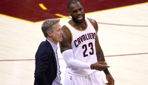 Steve Kerr und LeBron James