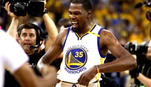 Endlich am Ziel: Durant wurde mit den Warriors NBA-Champion