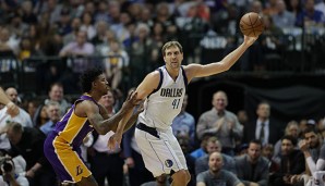 Dirk Nowitzki spielt bei den Dallas Mavericks