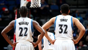 Karl-Anthony Towns und Andrew Wiggins sind die Hoffnung der Zukunft in Minnesota