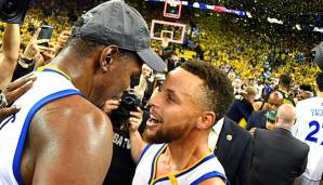 Kevin Durant dementierte einen Streit mit Stephen Curry