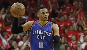 Russell Westbrook legte in der vergangenen Saison durchschnittlich ein Triple Double auf