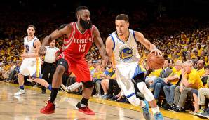 Steph Curry und James Harden gehören zu den besten Offensivspielern der NBA