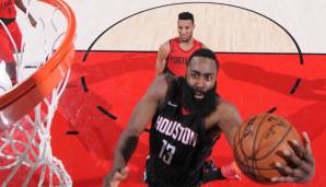 Den Korb stets im Visier: James Harden dominierte gegen Portland