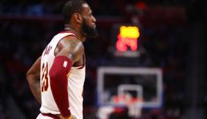 Auch LeBron James wirkt mit der Situation der Cavaliers momentan überfordert.