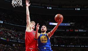 Stephen Curry erzielte gegen die Chicago Bulls 30 Punkte