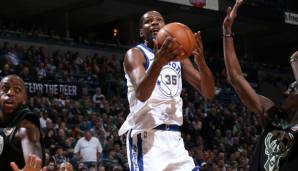 Kevin Durant war gegen die Bucks gut drauf