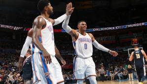 Paul George und Russell Westbrook harmonieren immer besser miteinander