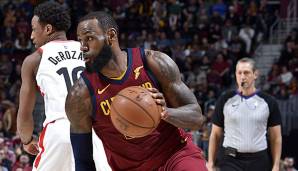 LeBron James spielte 17 Assists gegen die Toronto Raptors