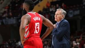 James Harden begeistert seinen Coach Mike D'Antoni.