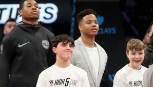 Markelle Fultz (Mitte) hat die letzten 68 Spiele für die 76ers verpasst