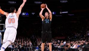 Dirk Nowitzki gewann mit den Mavericks in New York.