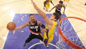 Damian Lillard war gegen die Lakers on fire.