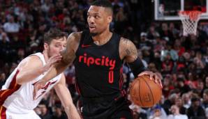 Damian Lillard entschied das Spiel gegen die Miami Heat.