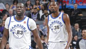 Kevin Durant und Draymond Green werden ohne Curry mehr Verantwortung tragen