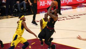 LeBron James musste gegen die Indiana Pacers auch in Spiel 5 wieder viel alleine machen.