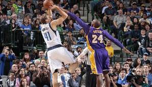 Kobe Bryant adelt Dirk Nowitzki.