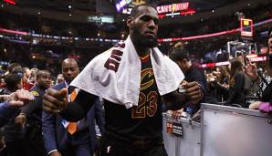 LeBron James führte die Cavs in die zweite Playoff-Runde