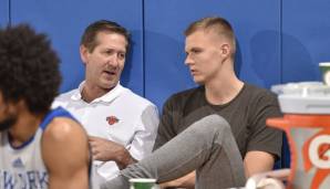 Jeff Hornacek ist nicht mehr Coach bei den New York Knicks und Kristaps Porzingis.