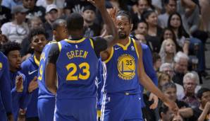 Kevin Durant führte die Golden State Warriors zum dritten Sieg über die Spurs.